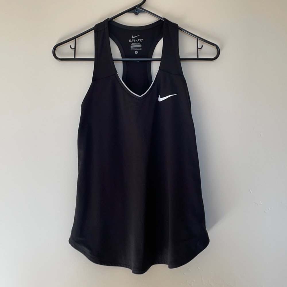 Nike Dri-Fit Black Racerback Black Tank